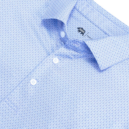 Onward Reserve Night Owl Printed Performace Polo - Thistle