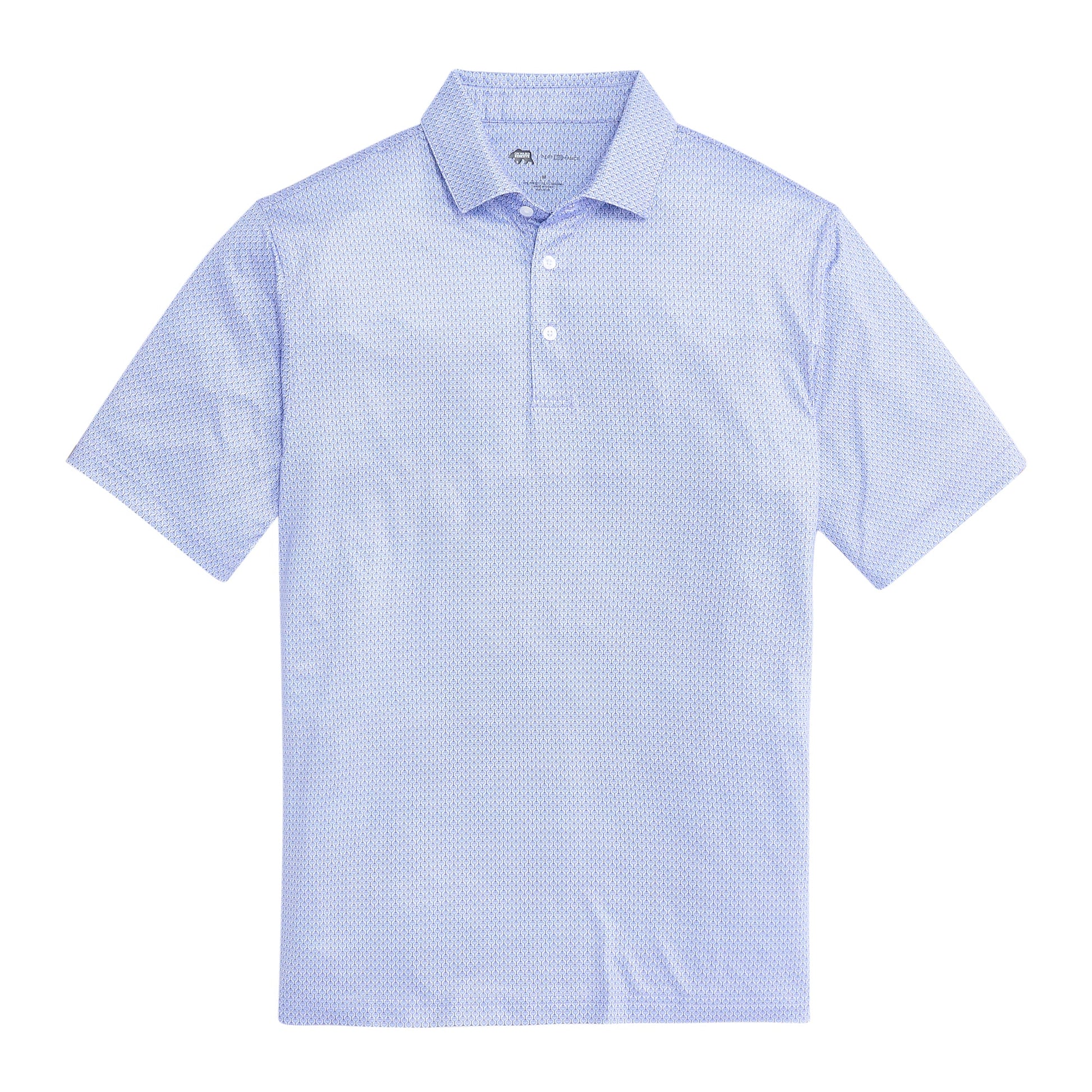 Onward Reserve Night Owl Printed Performace Polo - Thistle