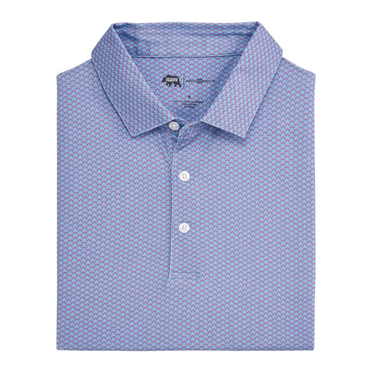 Onward Reserve Bonnie Printed Performance Polo - Riviera