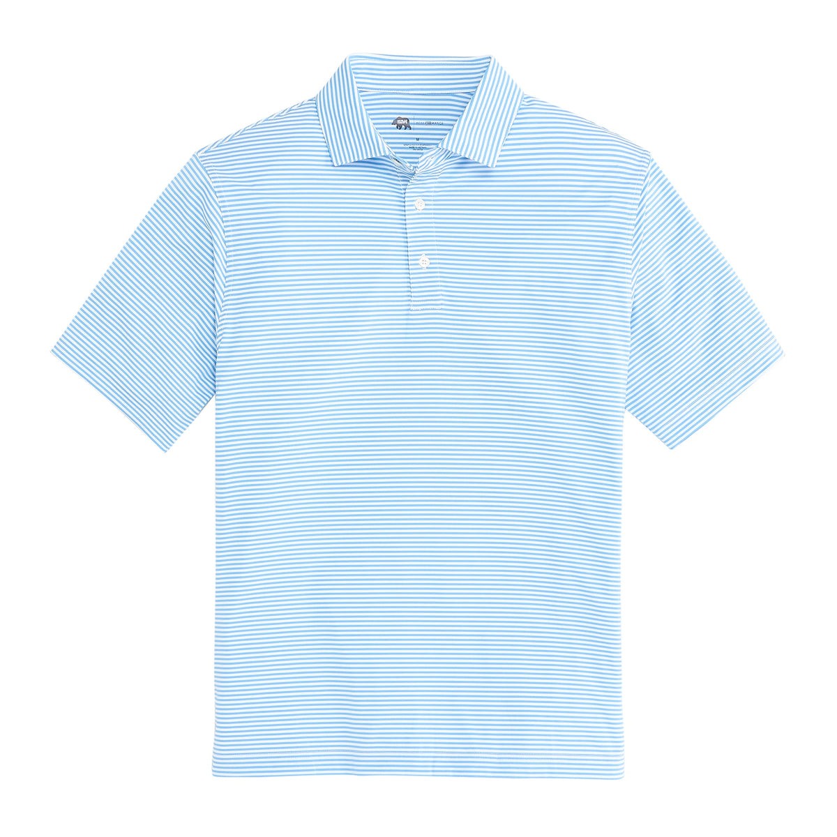 Onward Reserve Echo Stripe Performance Polo - Sky