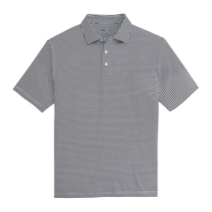 Onward Reserve Echo Stripe Performance Polo - Black