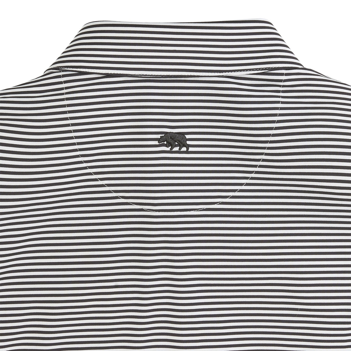 Onward Reserve Echo Stripe Performance Polo - Black