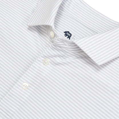 Onward Reserve Echo Stripe Performance Polo - Harbor Mist