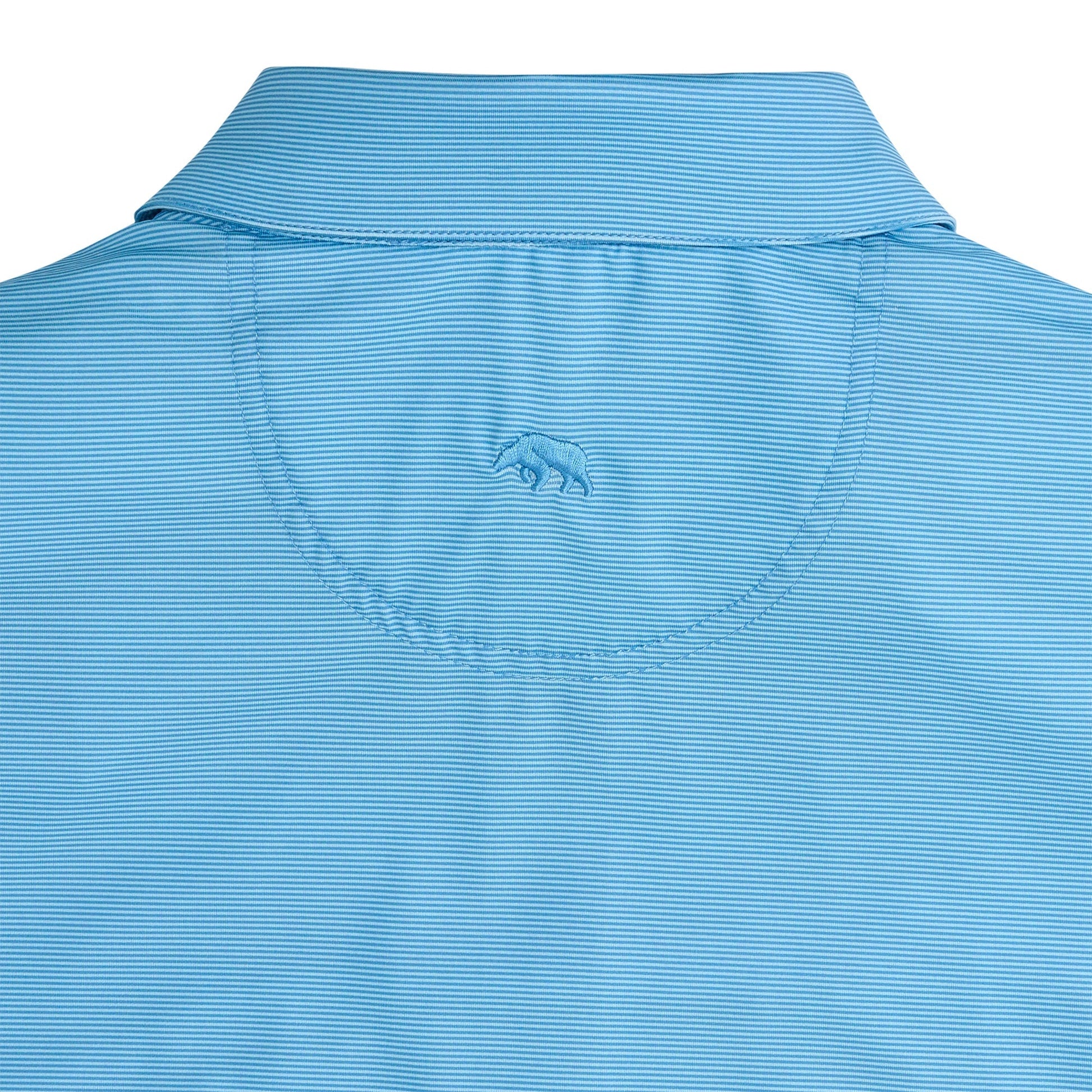 Onward Reserve Hairline Stripe Performance Polo - Riviera