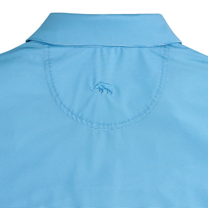 Onward Reserve Hairline Stripe Performance Polo - Riviera