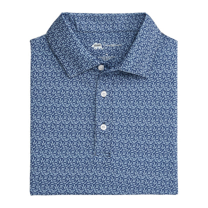 Onward Reserve Fins Printed Performance Polo - Naval Academy