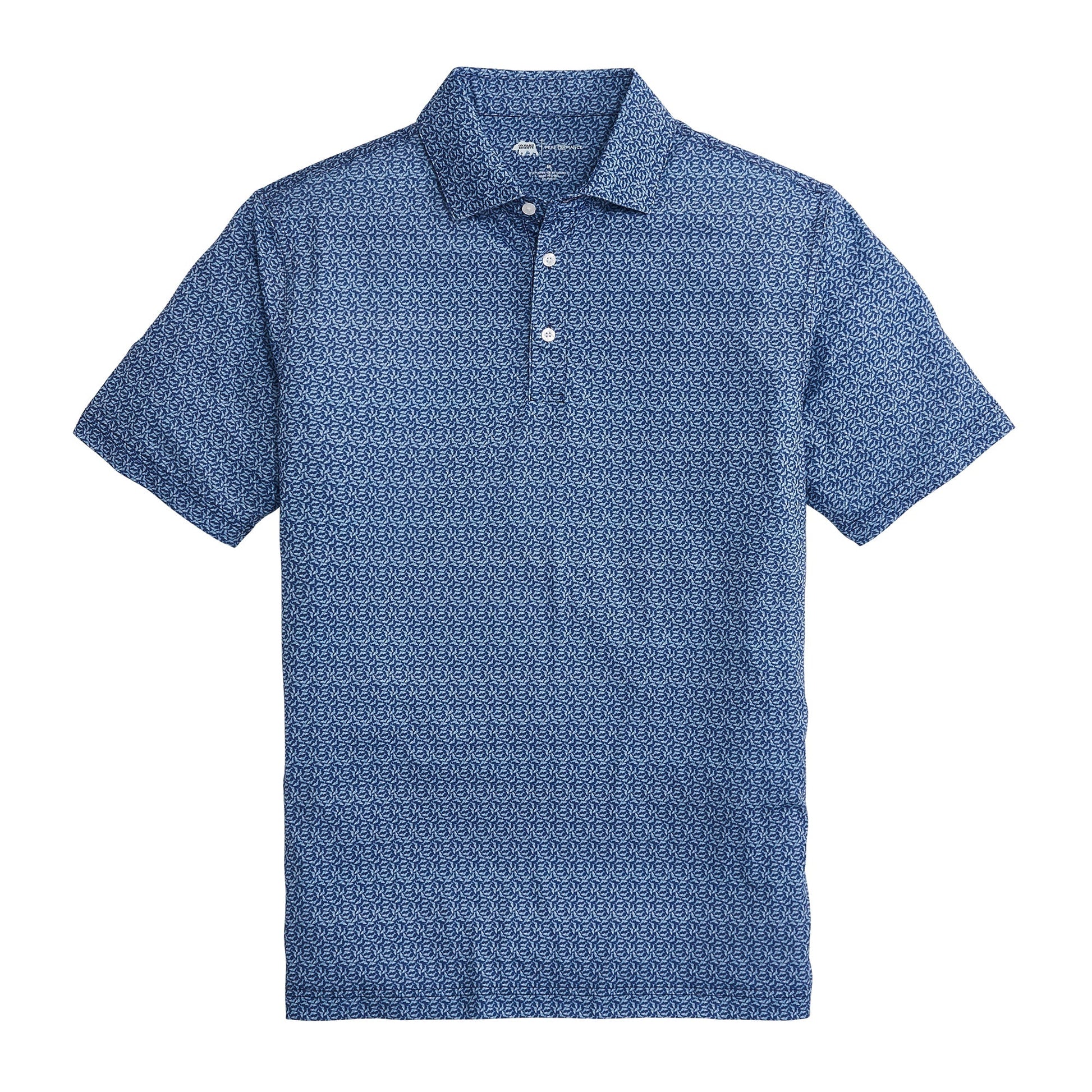 Onward Reserve Fins Printed Performance Polo - Naval Academy
