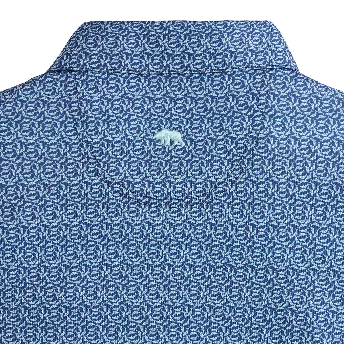 Onward Reserve Fins Printed Performance Polo - Naval Academy