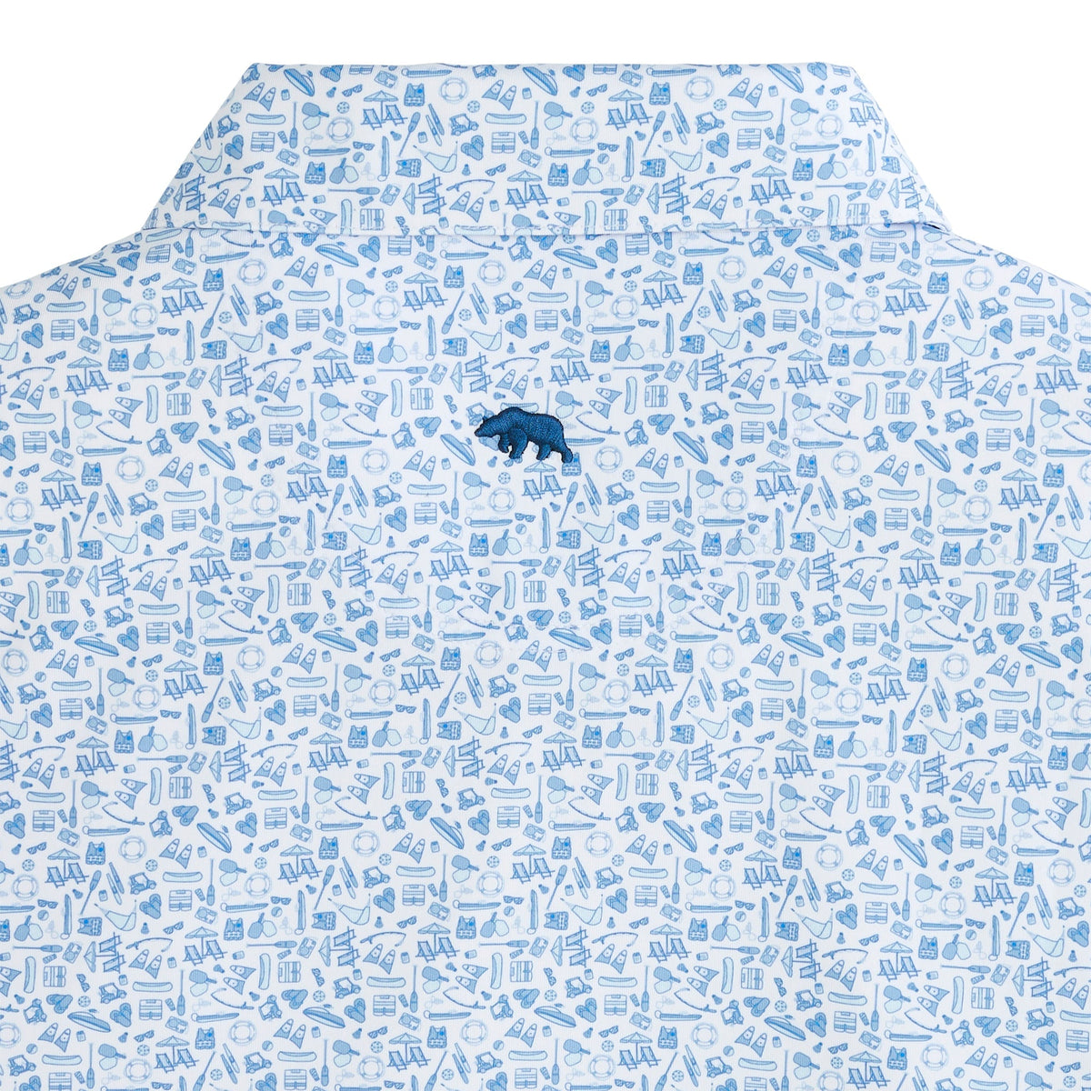 Onward Reserve Leisure Printed Performance Polo - Clearwater