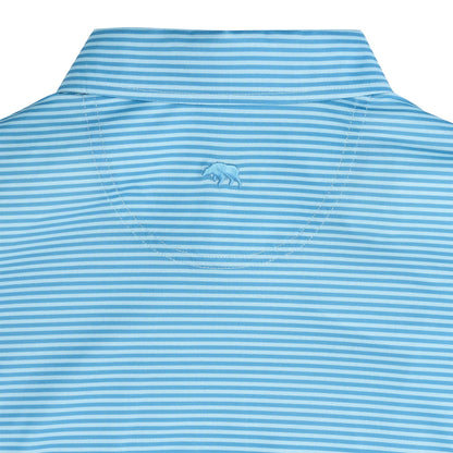 Onward Reserve Echo Stripe Performance Pique Polo - Riviera