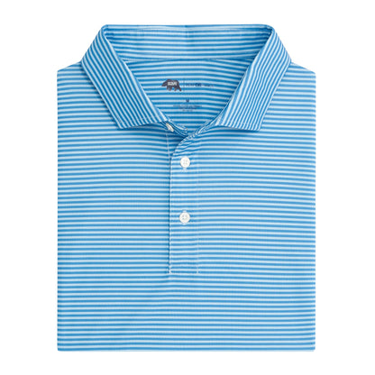 Onward Reserve Echo Stripe Performance Pique Polo - Riviera