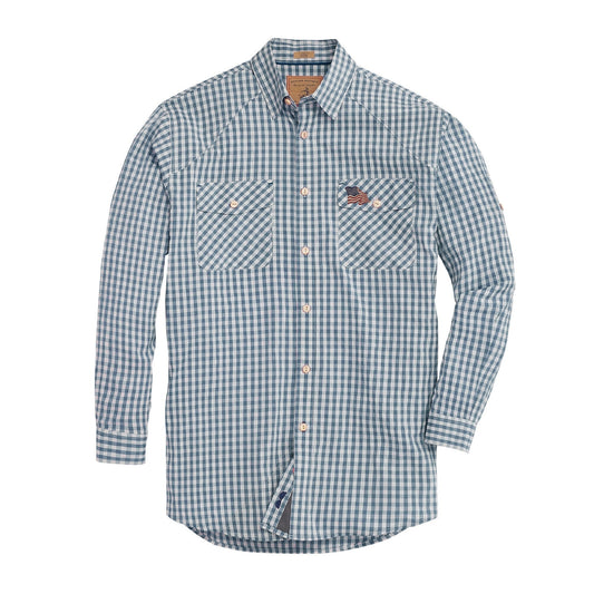 Onward Reserve Vintage Flag Waterfront Fishing Shirt