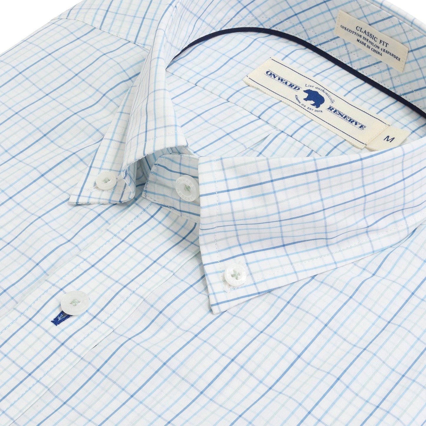 Onward Reserve Briar Classic Fit Quad Button Down