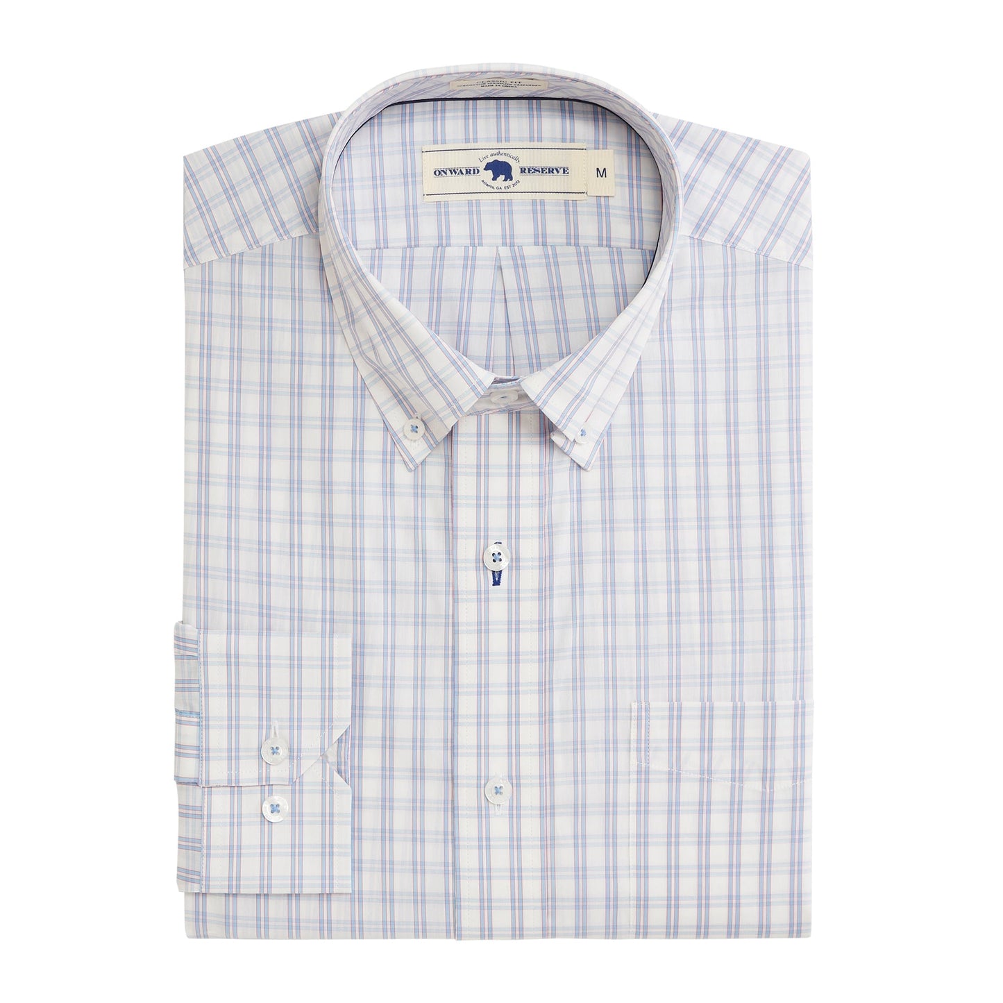 Onward Reserve Blackshear Classic Fit Quad Button Down