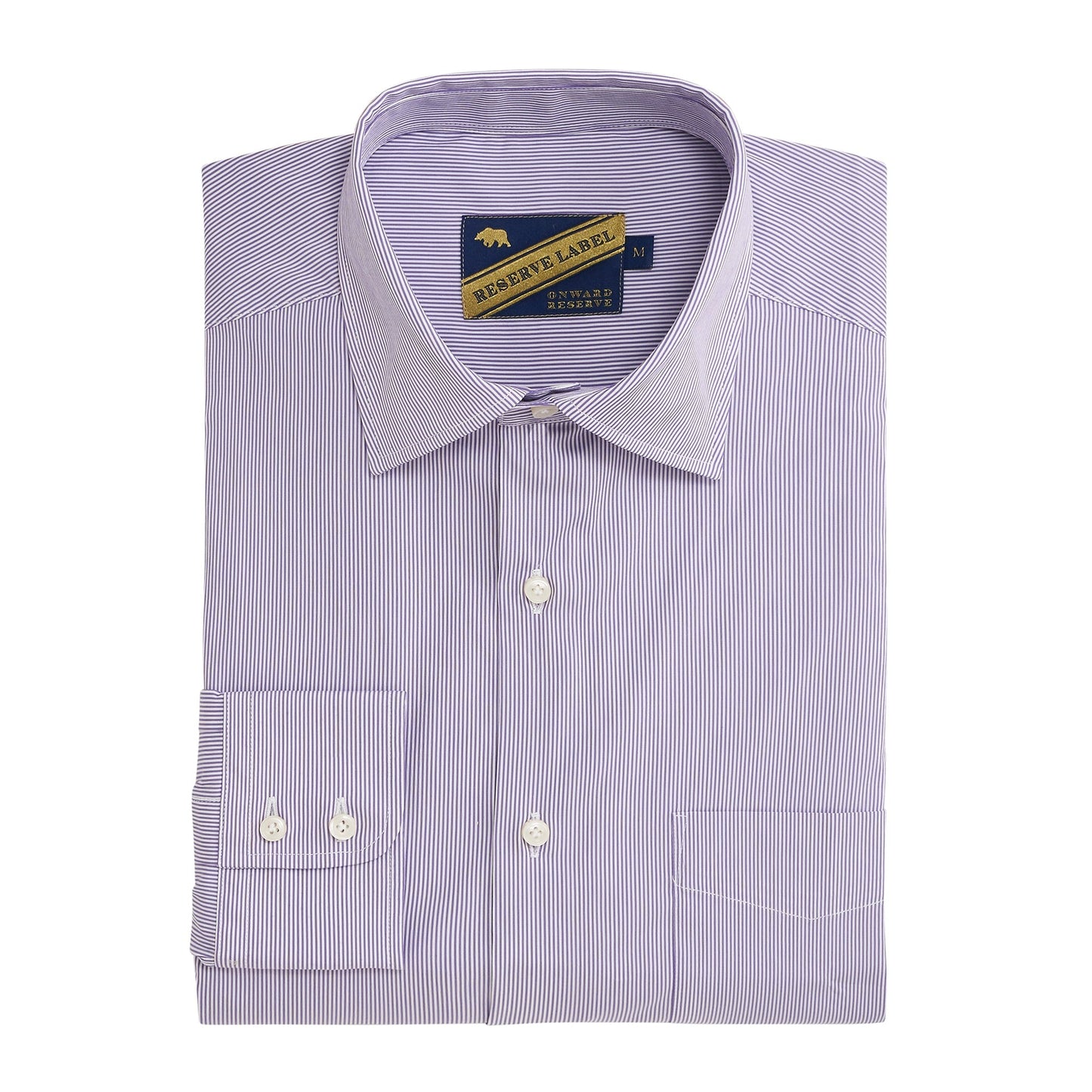 Onward Reserve Daybreak Ticking Stripe Reserve Spread Collar