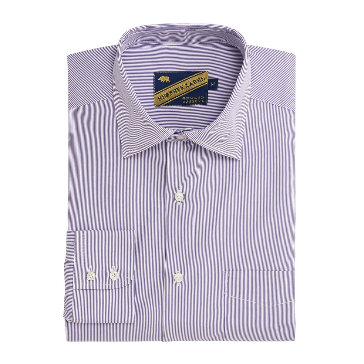 Onward Reserve Daybreak Ticking Stripe Reserve Spread Collar