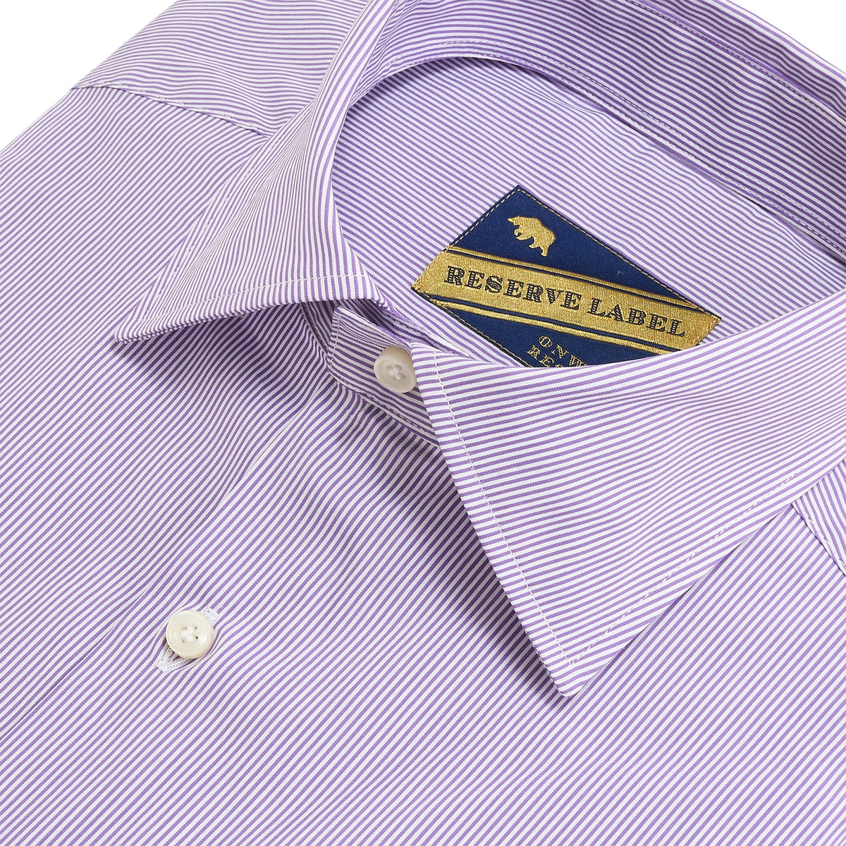 Onward Reserve Daybreak Ticking Stripe Reserve Spread Collar