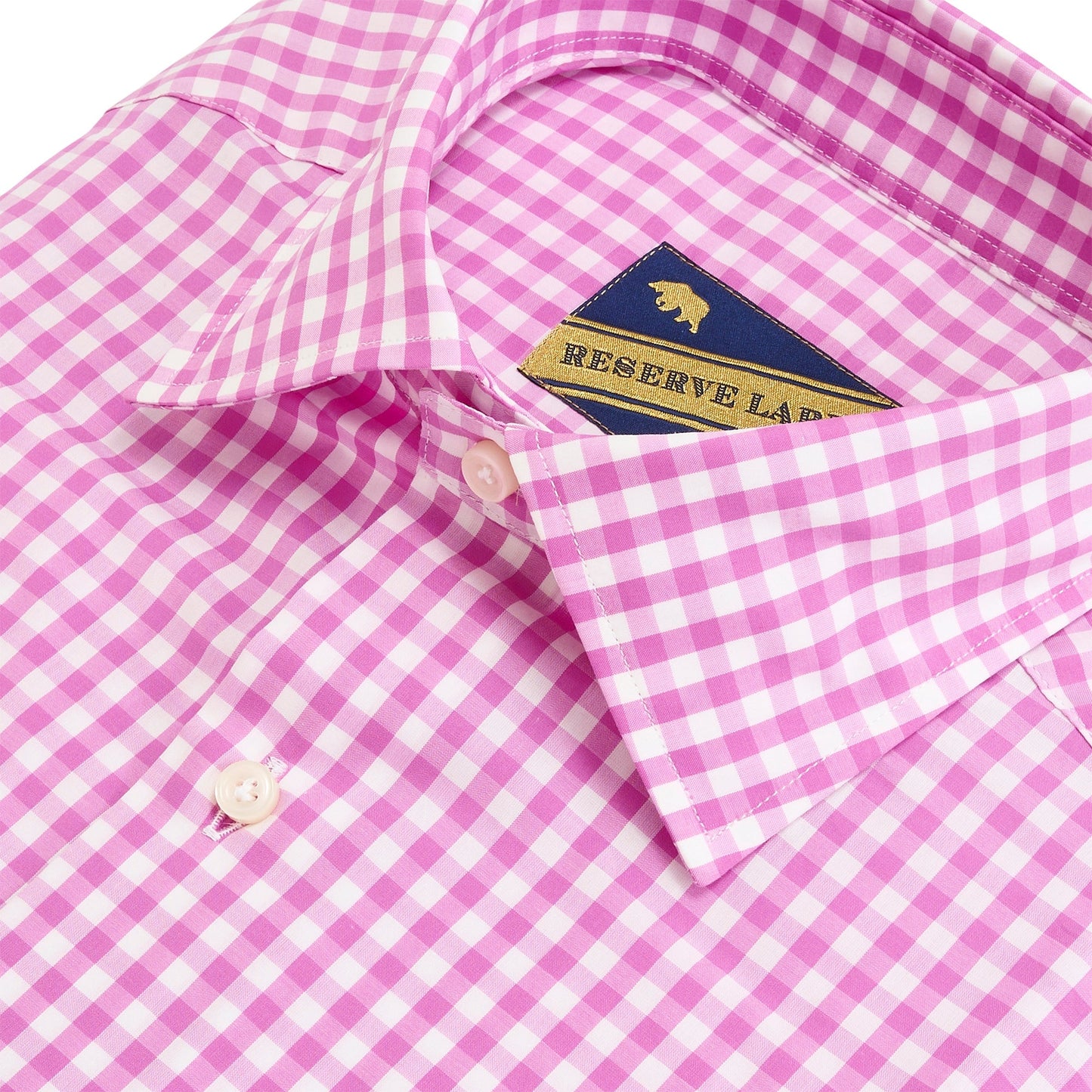 Onward Reserve Magnolia Gingham Reserve Spread Collar