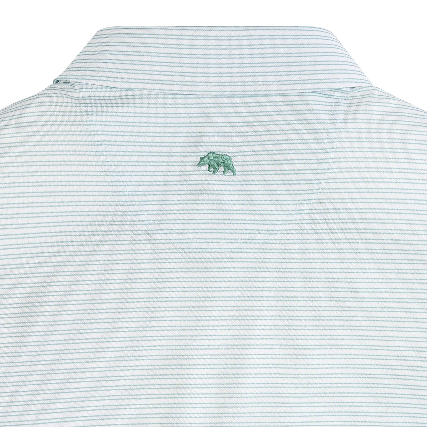 Onward Reserve Pairing Stripe Performance Pique Polo - Aquifer