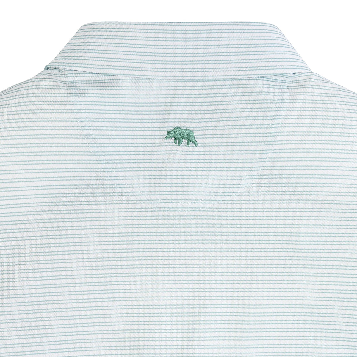 Onward Reserve Pairing Stripe Performance Pique Polo - Aquifer