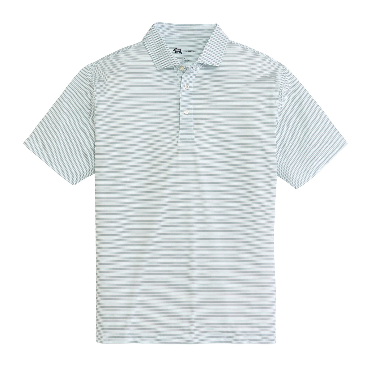 Onward Reserve Pairing Stripe Performance Pique Polo - Aquifer