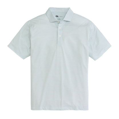 Onward Reserve Pairing Stripe Performance Pique Polo - Aquifer