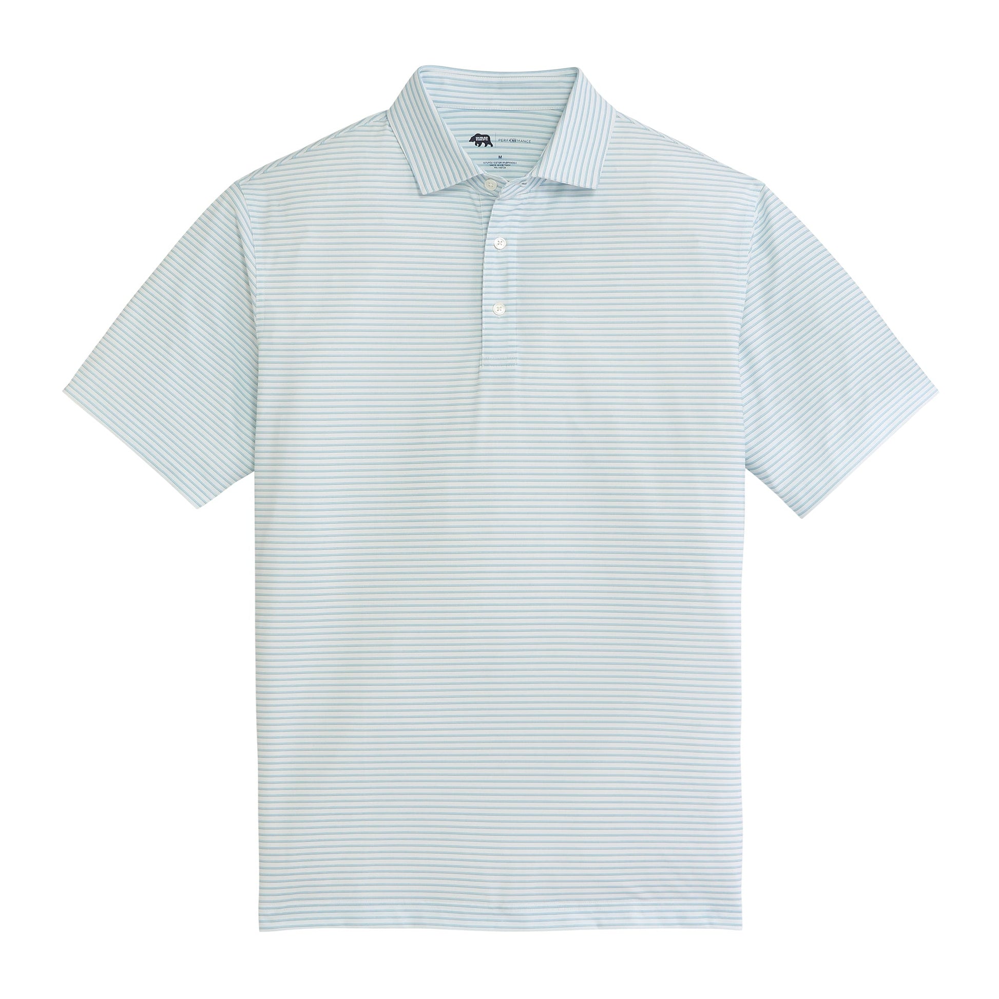 Onward Reserve Scout Stripe Performance Polo - Dutch Canal