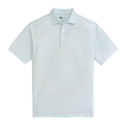 Onward Reserve Scout Stripe Performance Polo - Dutch Canal