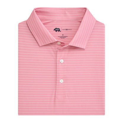 Onward Reserve Atlantic Stripe Performance Polo - Orchid