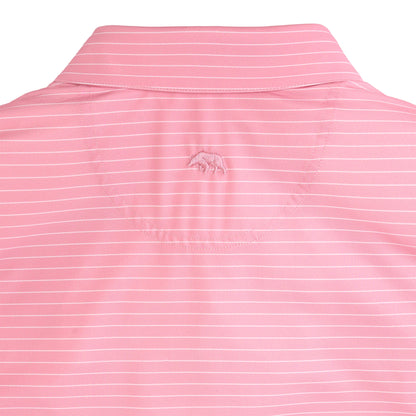 Onward Reserve Atlantic Stripe Performance Polo - Orchid