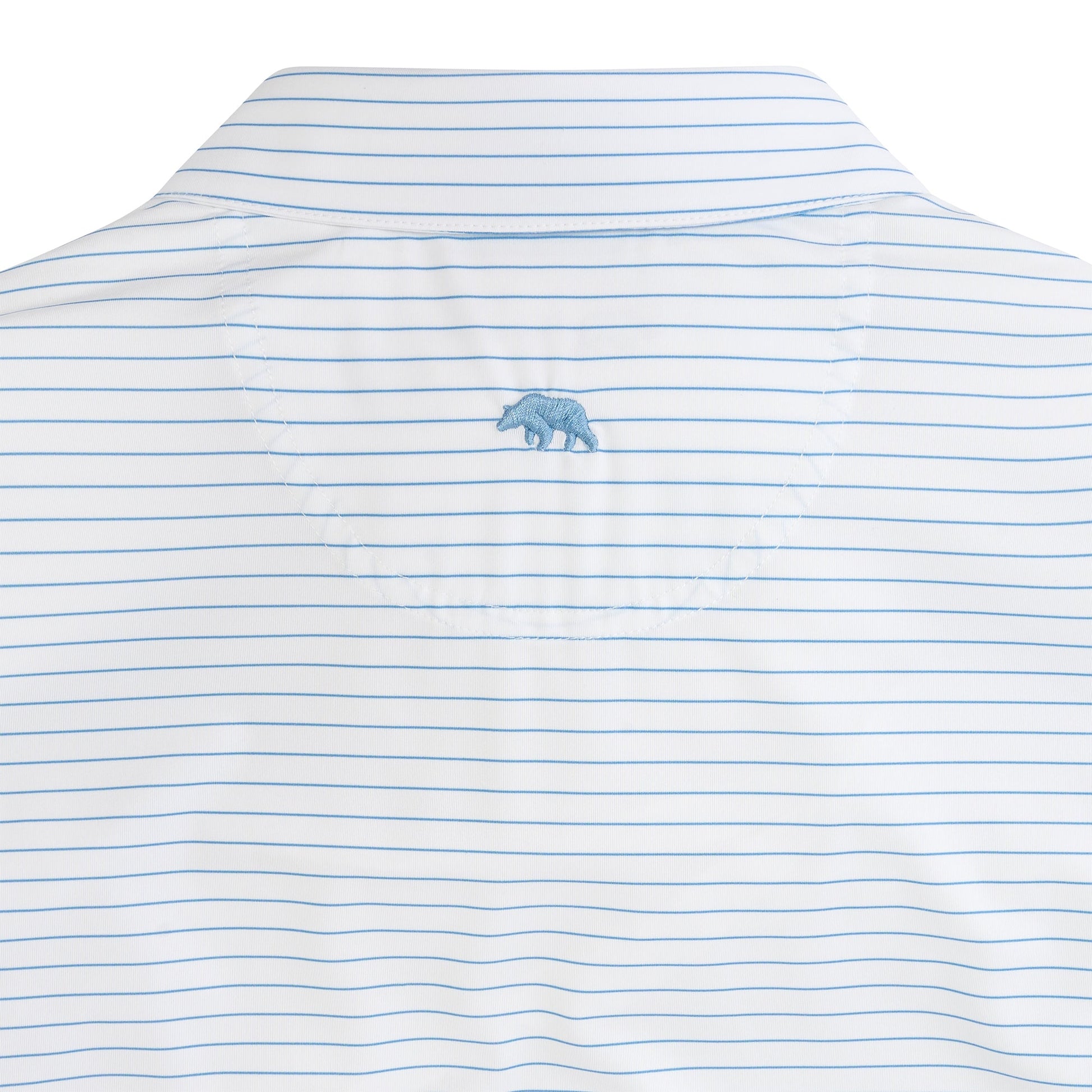 Onward Reserve Atlantic Stripe Performance Polo - Azurine