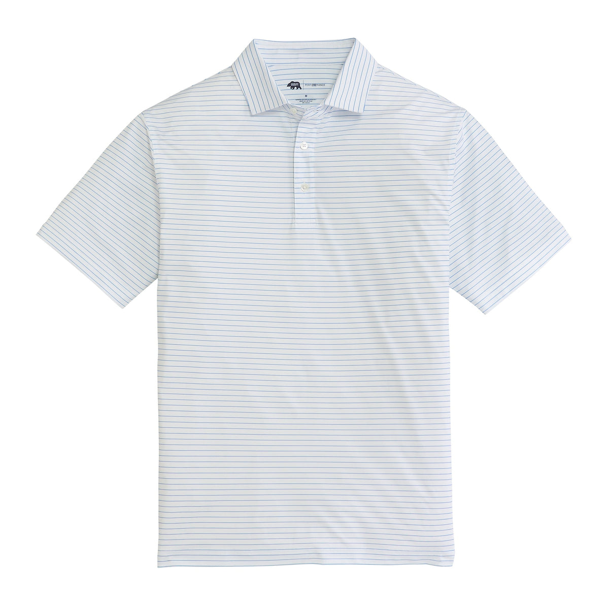 Onward Reserve Atlantic Stripe Performance Polo - Azurine
