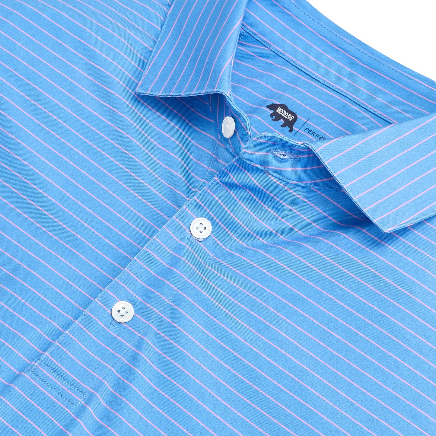 Onward Reserve Atlantic Stripe Performance Polo - Riviera