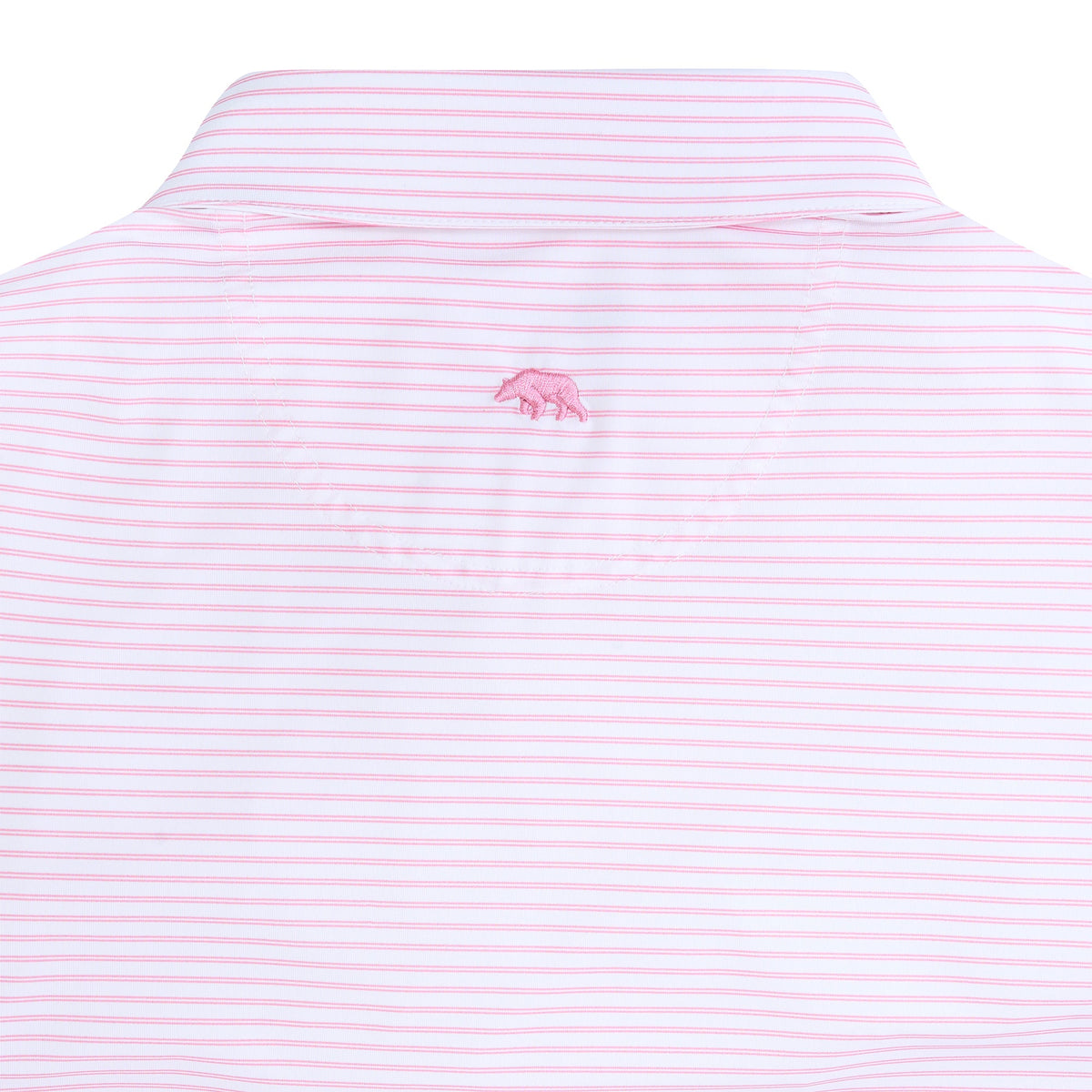Onward Reserve Wake Stripe Performance Polo - Sea Pink