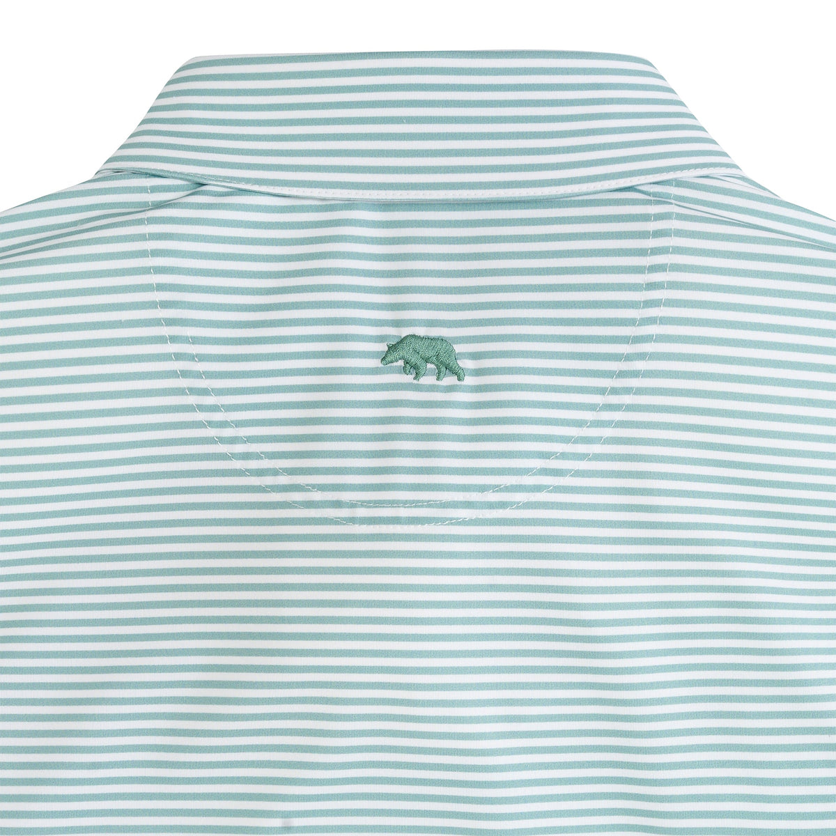 Onward Reserve Echo Stripe Performance Polo - Aquifer