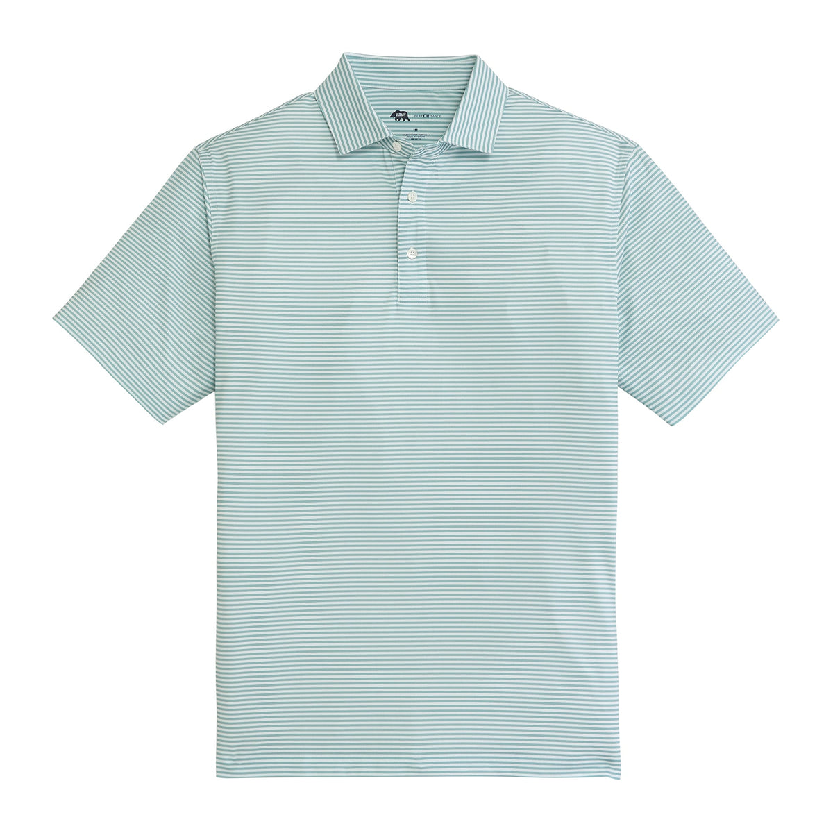 Onward Reserve Echo Stripe Performance Polo - Aquifer