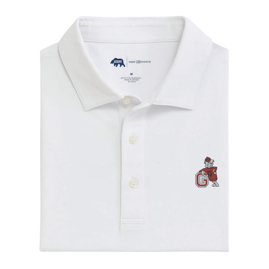 Onward Reserve UGA G Dog Solid Icon Polo - White