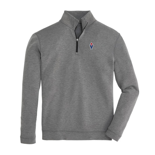 Onward Reserve Braves Cooperstown Feather Yeager Performance Pullover - Charcoal