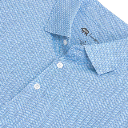 Onward Reserve Bonnie Printed Performance Polo - Riviera