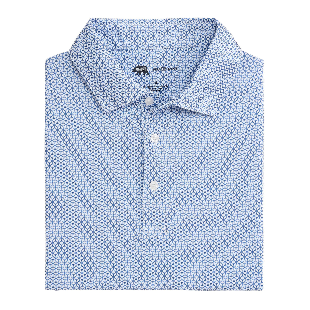 Onward Reserve Out of Office Printed Performance Polo - Naval Academy