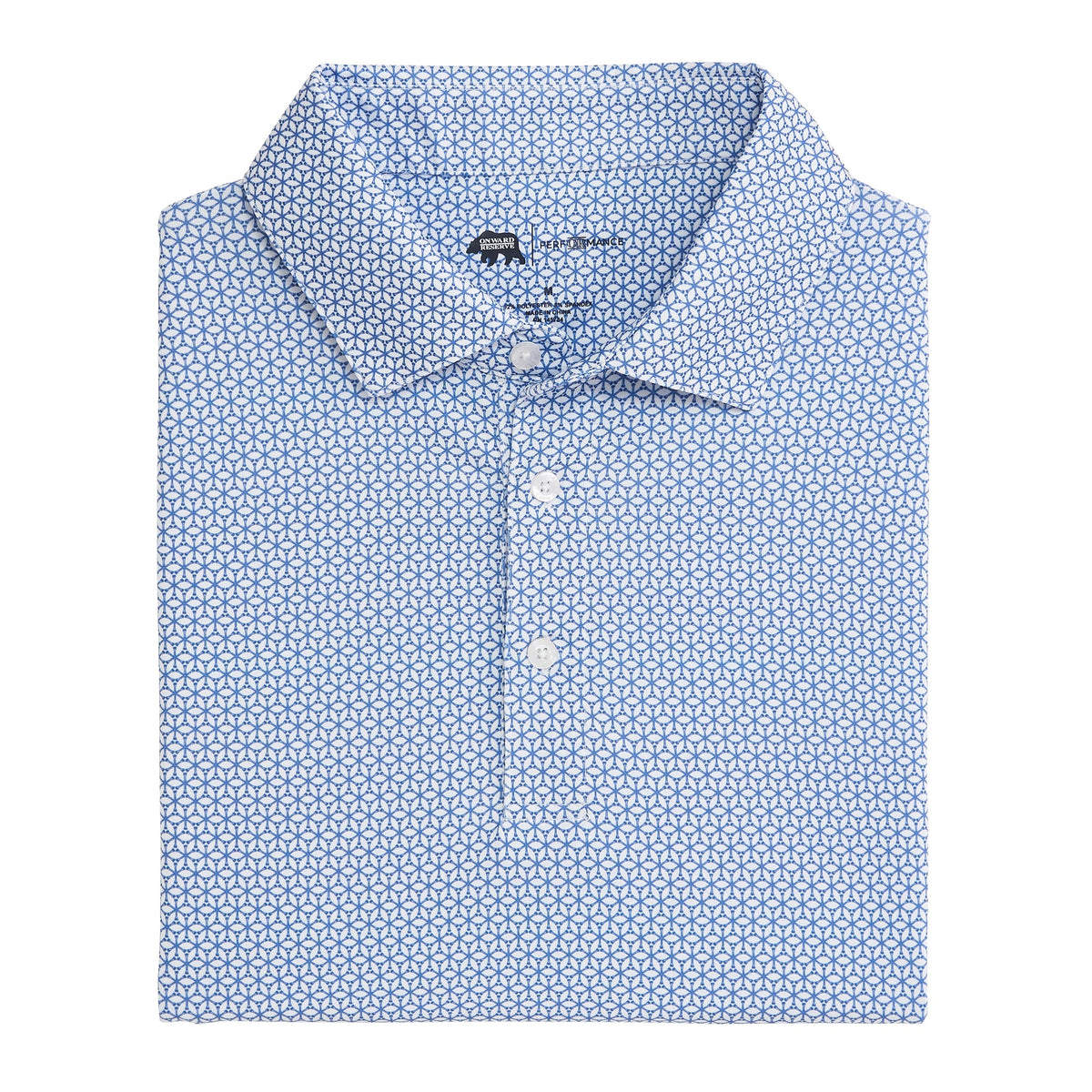 Onward Reserve Out of Office Printed Performance Polo - Naval Academy