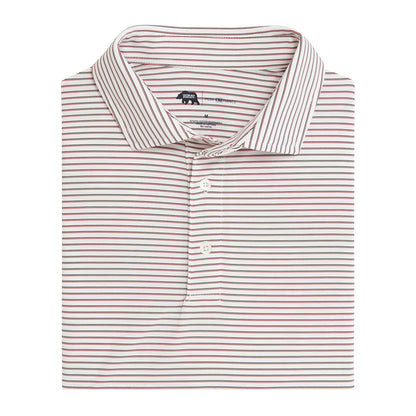 Onward Reserve Scout Stripe Performace Polo - Red