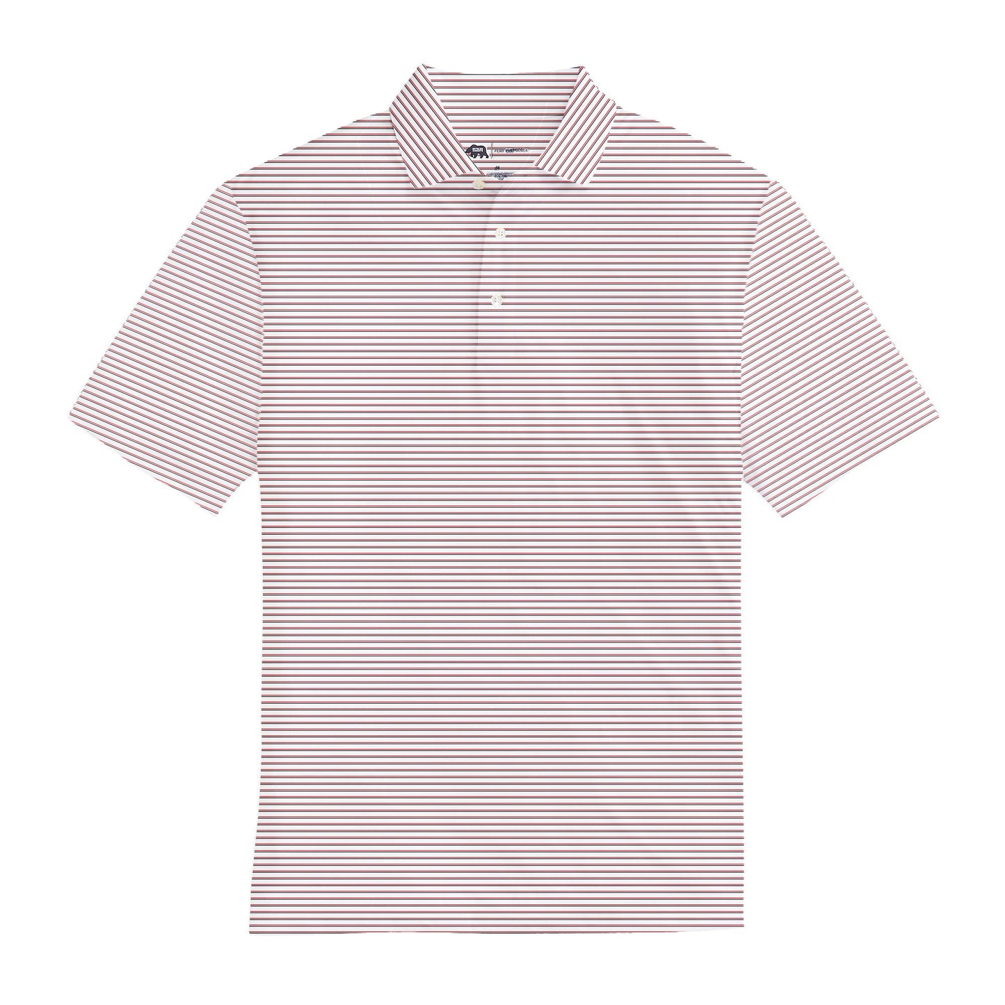 Onward Reserve Scout Stripe Performace Polo - Red