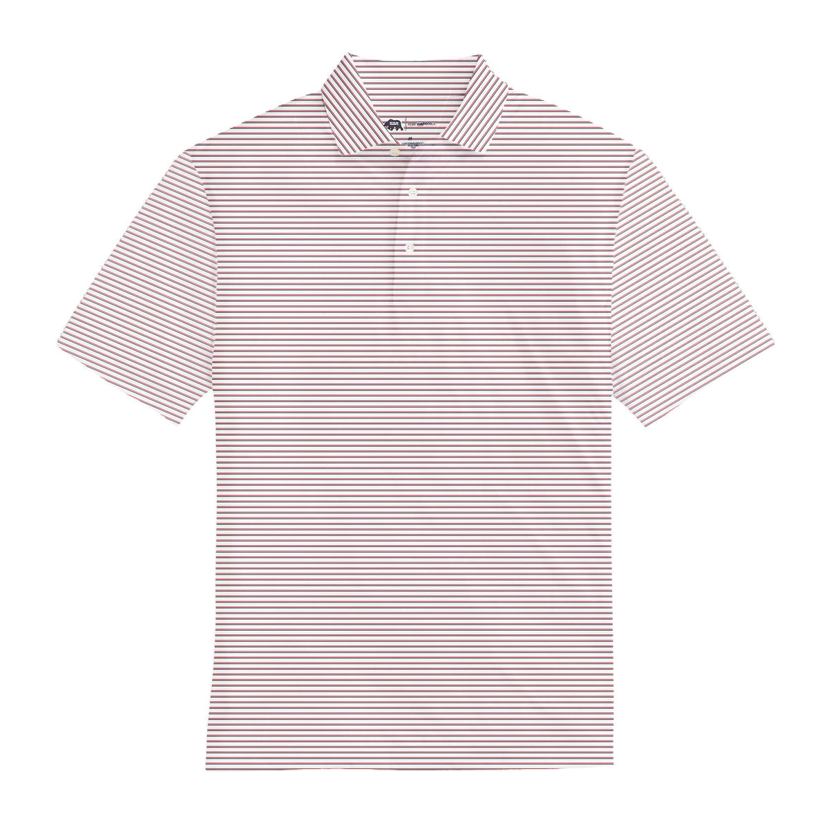 Onward Reserve Scout Stripe Performace Polo - Red