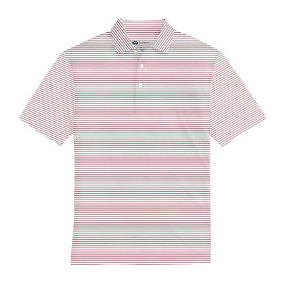 Onward Reserve Scout Stripe Performace Polo - Red
