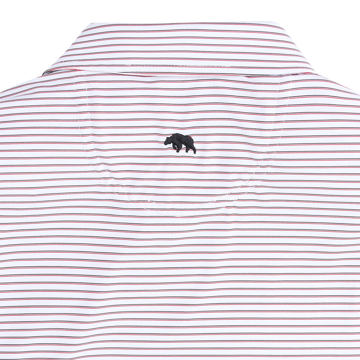 Onward Reserve Scout Stripe Performace Polo - Red