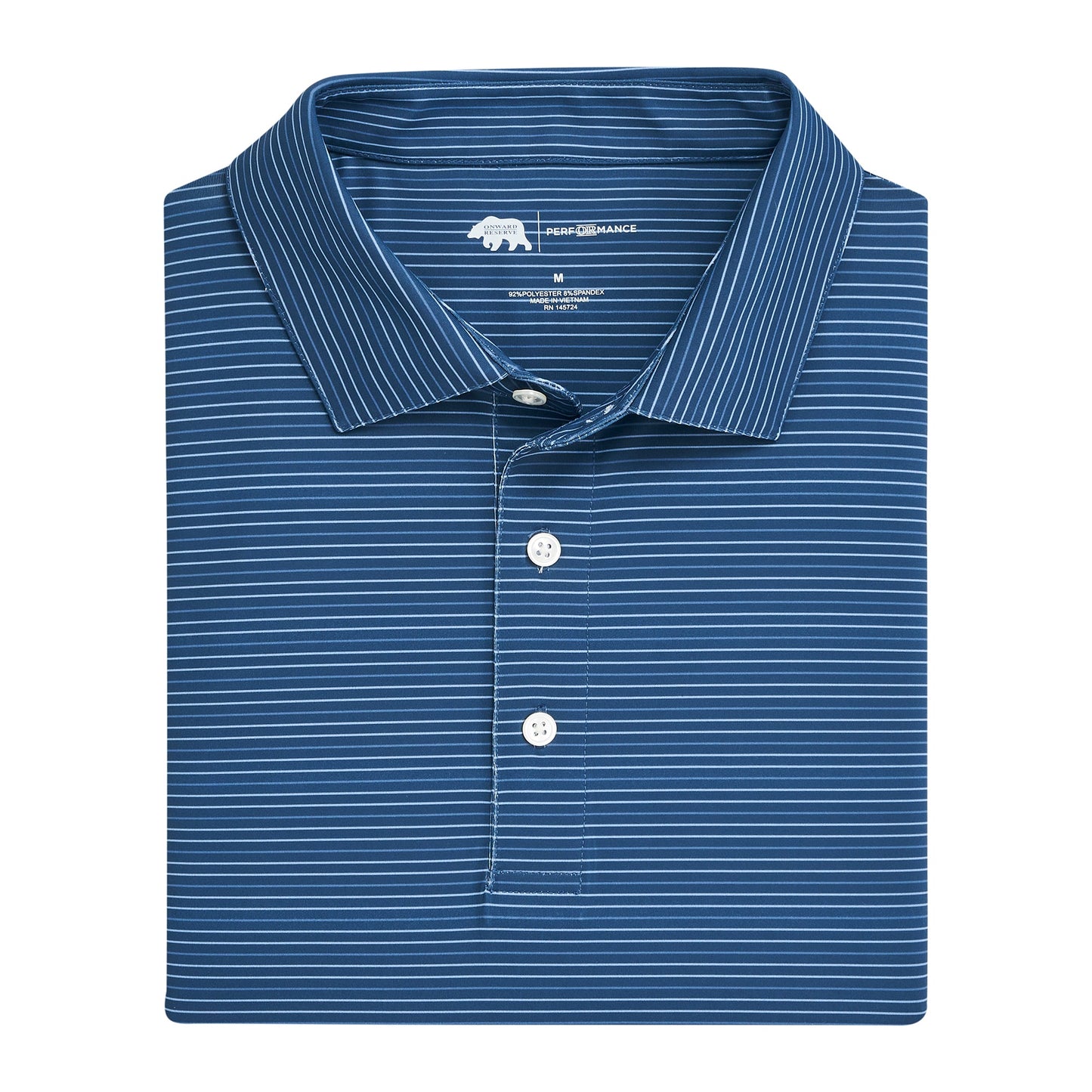 Onward Reserve Driver Stripe Performance Polo - Endless Sky