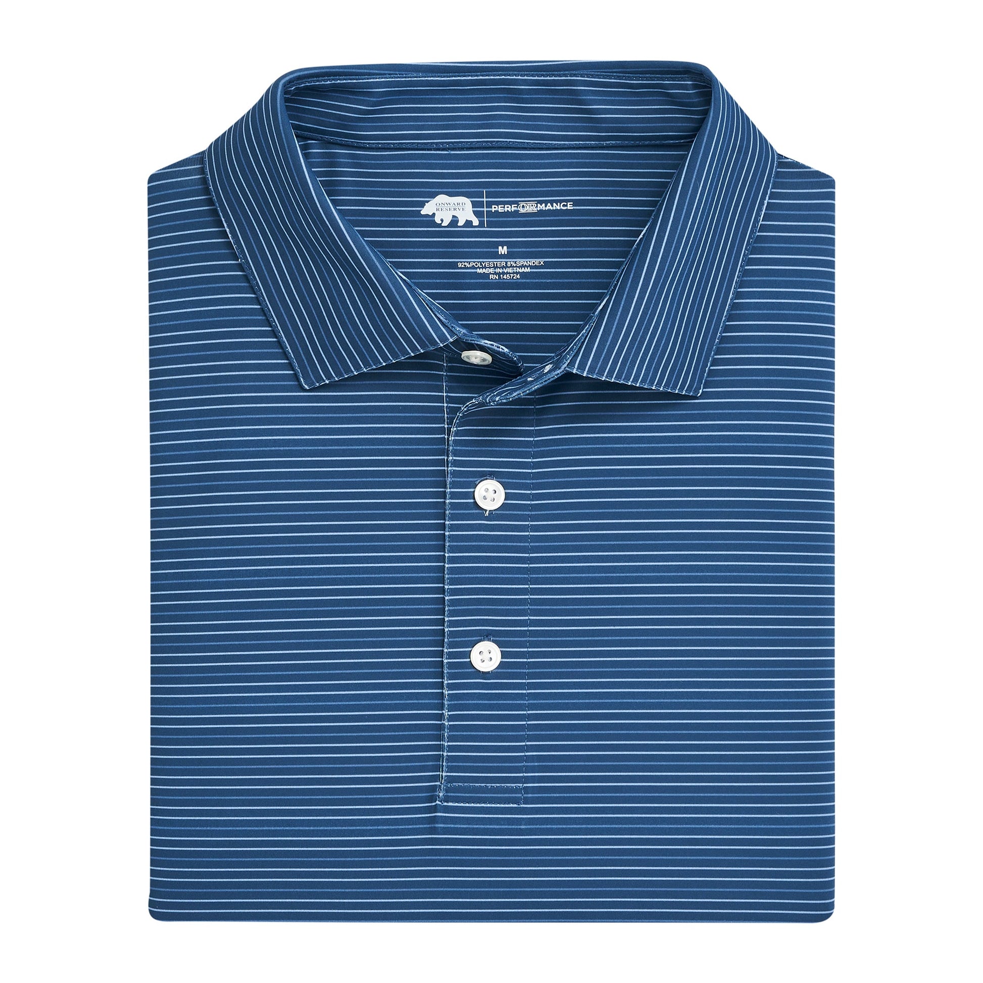 Onward Reserve Driver Stripe Performance Polo - Endless Sky