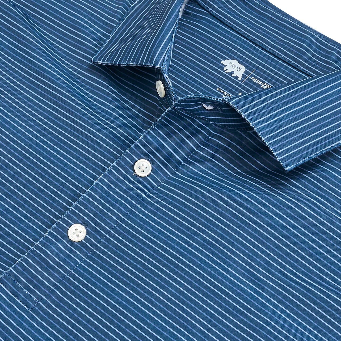 Onward Reserve Driver Stripe Performance Polo - Endless Sky