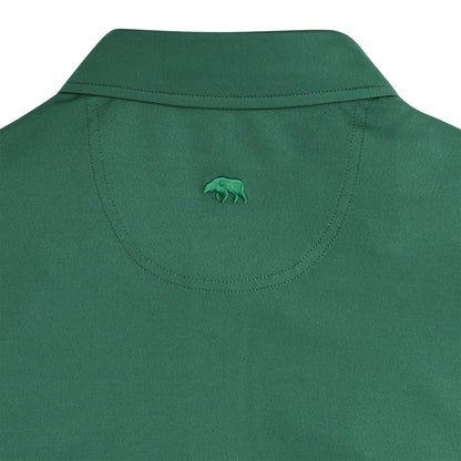 Onward Reserve Solid Performance Pique Polo - Smoke Pine